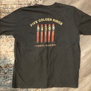 TOMMY BAHAMA “FIVE GOLDEN RINGS” CIGAR T-SHIRT